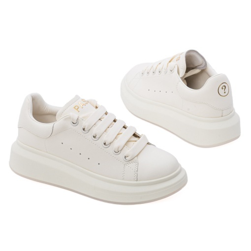 Pantofi dama casual, PASS Collection 1LX90002B 13-S, alb - Img 3