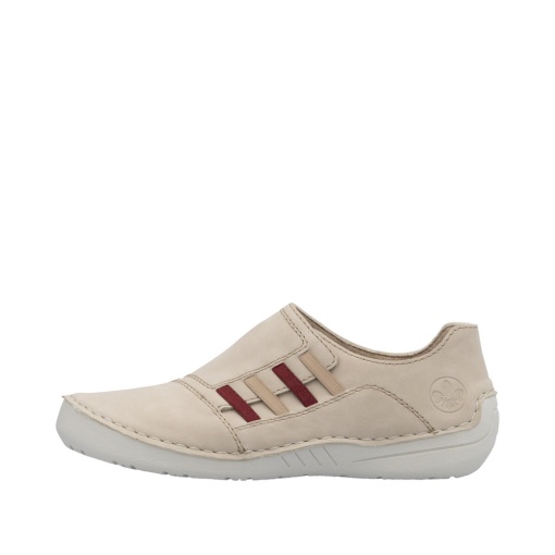 Pantofi dama casual, piele naturala, 52560-62, bej - Img 4