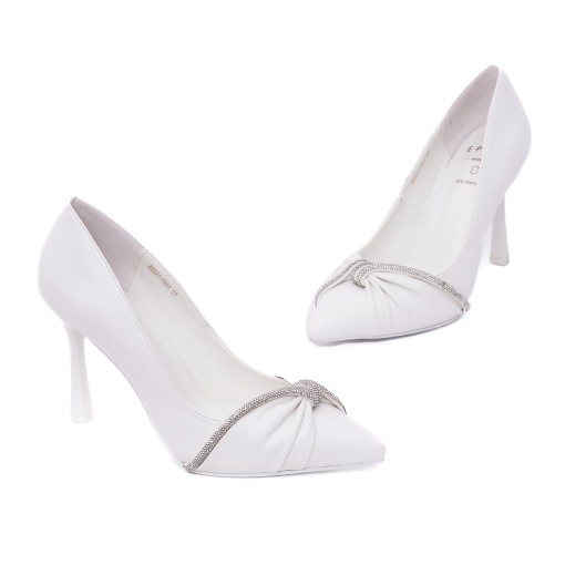 Pantofi dama din material sintetic, Epica, 8VH2281-V901 13-S, alb - Img 2