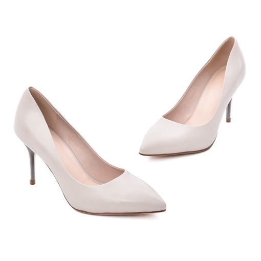 Pantofi dama din piele naturala, Epica, JIJI80023A 52-N, crem - Img 2