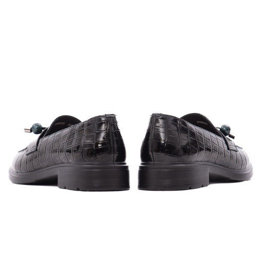 Pantofi dama din piele naturala lacuita, PASS Collection J9J980002A 01-O - Img 6