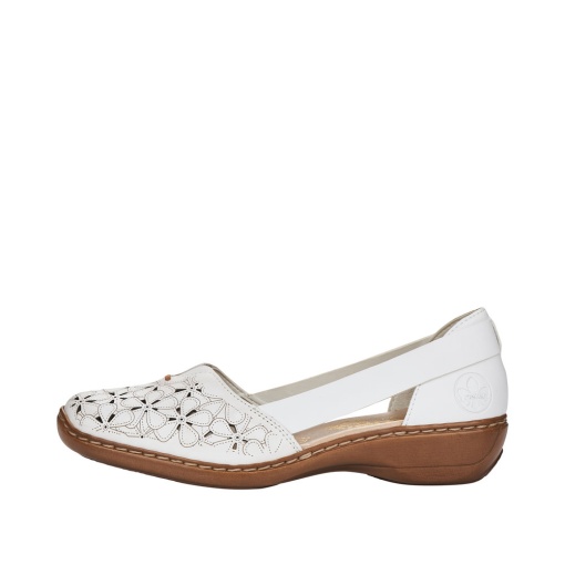 Pantofi dama, piele naturala, 41356-80, alb - Img 7
