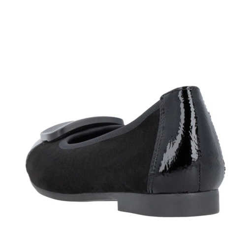 Pantofi dama, piele naturala intoarsa, Remonte D0K12-02, negru - Img 4