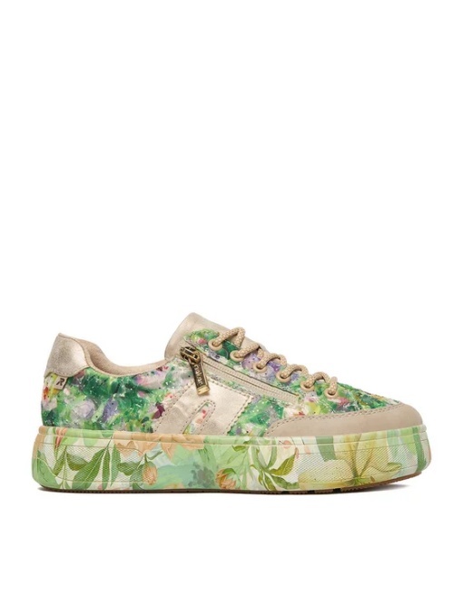 Pantofi dama sport din material textil, Rieker M7711-91, multicolor - Img 8