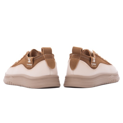 Pantofi dama sport din piele naturala, Feeling, 6675, maro - Img 6