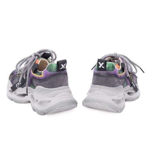 Pantofi dama sport din piele naturala, Gryxx, 1LY90011A 15-N, multicolor - Img 5