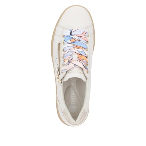 Pantofi dama sport, piele naturala, D2C03-80, multicolor - Img 5