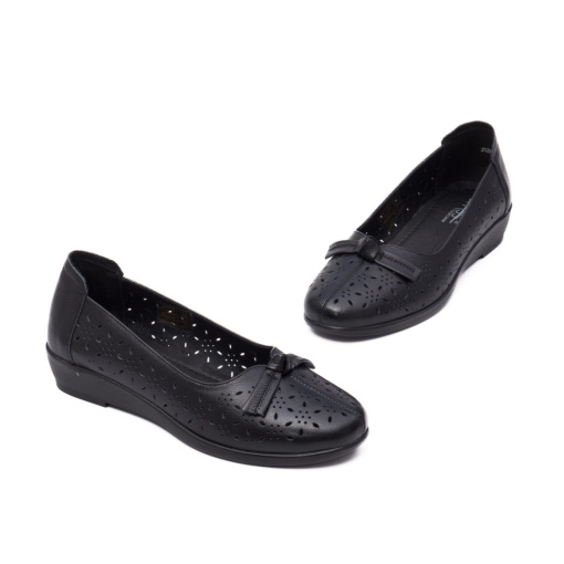 Pantofi de vara tip balerini, piele naturala, J9J920005A 01-N - Img 2