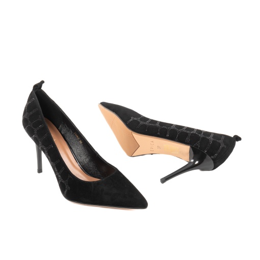 Pantofi eleganti dama, piele de antilopa, JICQ109-R147-Y540ZT 01-I - Img 4