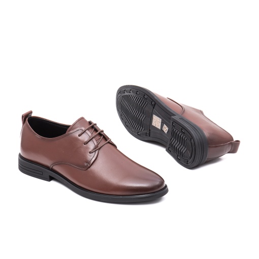 Pantofi eleganti, piele naturala, E6Y99391B 02-N, maro - Img 4