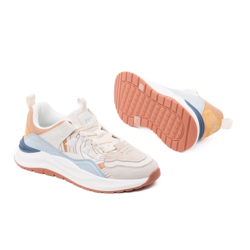 Pantofi sport bărbătești GRYXX, 7FBKY26005-1B PDPD 97-Z din piele naturala, bej - Img 4