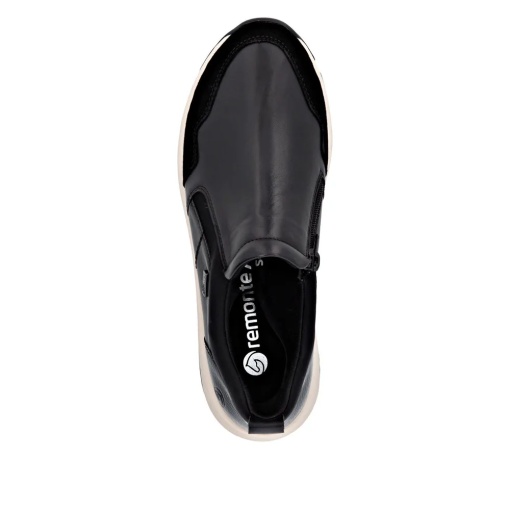 Pantofi sport dama din piele naturala, Remonte D1S07-00, negru - Img 4