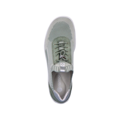 Pantofi sport damă Remonte R3518-52 - verde deschis, textil elastic, talpă flexibilă - Img 6