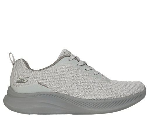 Pantofi sport damă Skechers gri cu Memory Foam Bobs Moda Flex-Mello 117731 Sage - Img 5