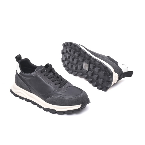 Pantofi tip sneakers piele naturala, J2J250010B 01-N - Img 5