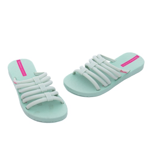 Papuci copii din cauciuc, Ipanema, 9B27233-BH031 B1-K, verde deschis - Img 2