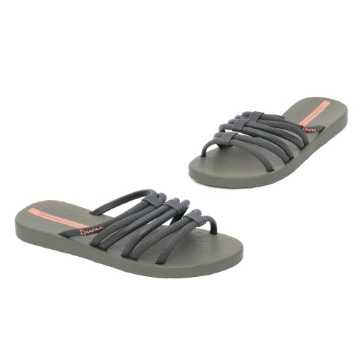 Papuci dama din cauciuc, Ipanema, B27237-BG827 DIVERSA SLIDE II AD 40-K, verde - Img 2