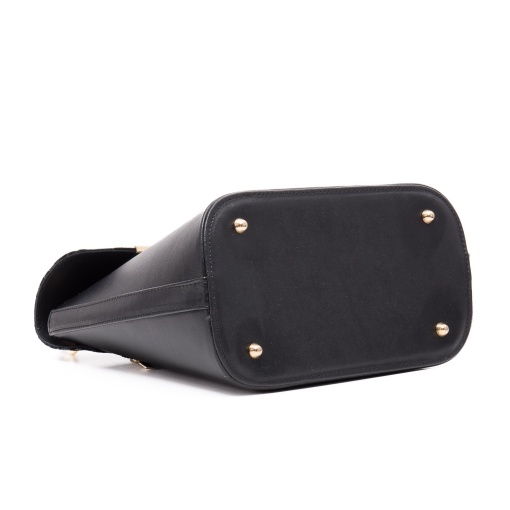 Poseta eleganta, piele naturala, M215, negru - Img 3