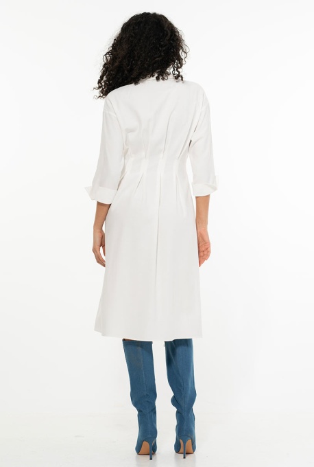 Rochie albă Adalya Hermosa – croi amplu - Img 9