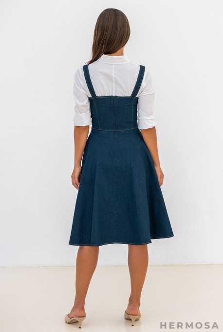 Rochie Denim Ilinca Bleumarin - Img 5