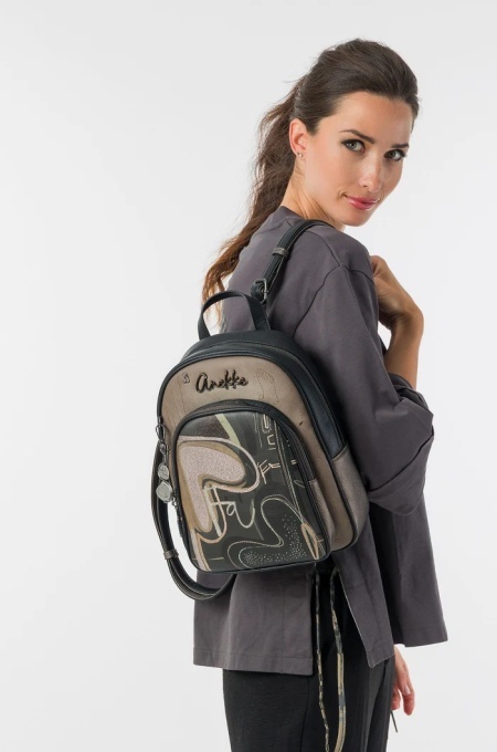 Rucsac damă MELODY din material textil, Anekke 43815-197 Multicolor - Img 9