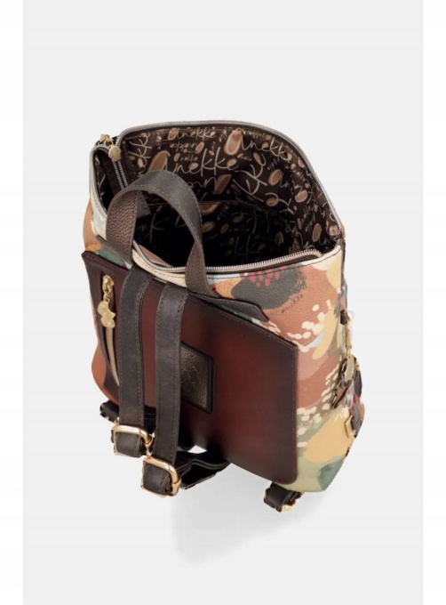 Rucsac damă TULIP BLOSSOM din piele ecologica, Anekke 43715-312 Multicolor - Img 4