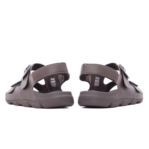 Sandale barbati din piele naturala, JEEP, DAYTONA SANDAL JM61121A 030 DK.BROWN, maro inchis - Img 6