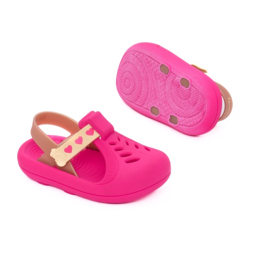 Sandale copii din cauciuc, Ipanema, 9B83689-BE102 10-K, roz multicolor - Img 4