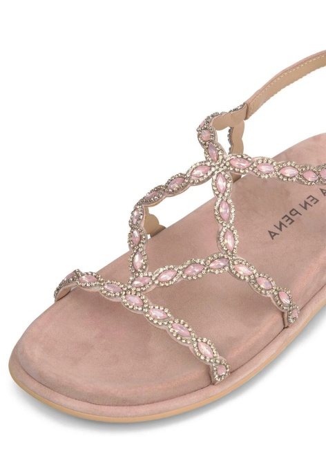 Sandale Damă Alma en Pena V267100 - Suede Old Pink - Img 5