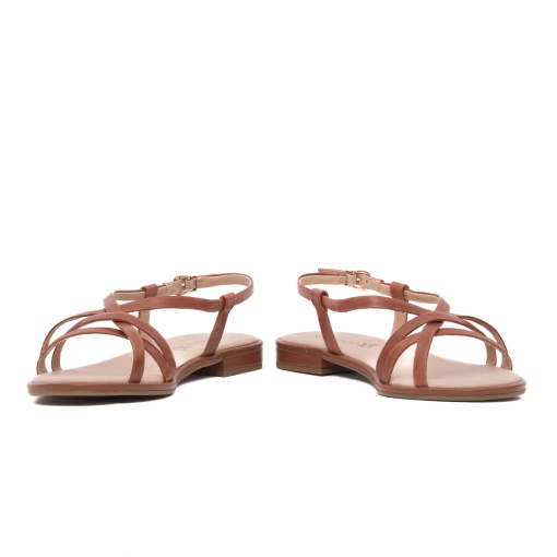 Sandale dama din piele naturala, Caprice, 9-28100-44 303 COGNAC NAPPA, coniac - Img 5