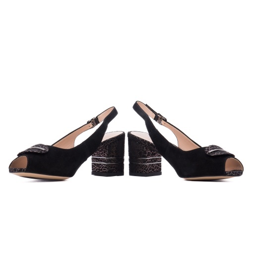 Sandale dama din piele naturala intoarsa, Epica K3K360070A 01-I, negru - Img 5