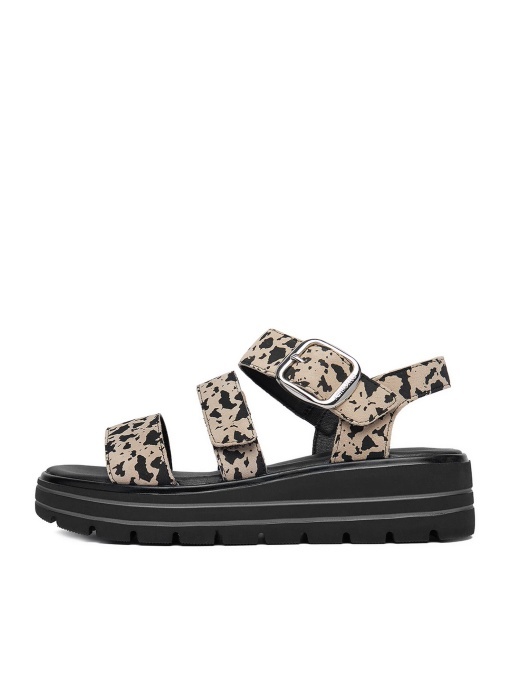 Sandale Damă Remonte D3N50-60 Bej Animal Print Piele Naturală - Img 7