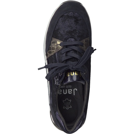 Sneakers dama, piele naturala, 8-23710/27 805 NAVY - Img 3