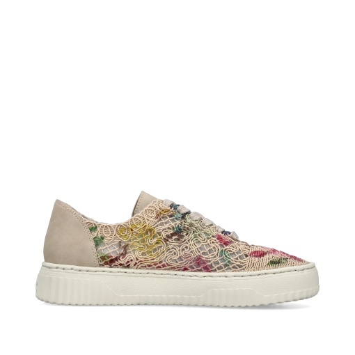 Sneakers Damă Rieker N9919-91 Multi Floral - Img 5