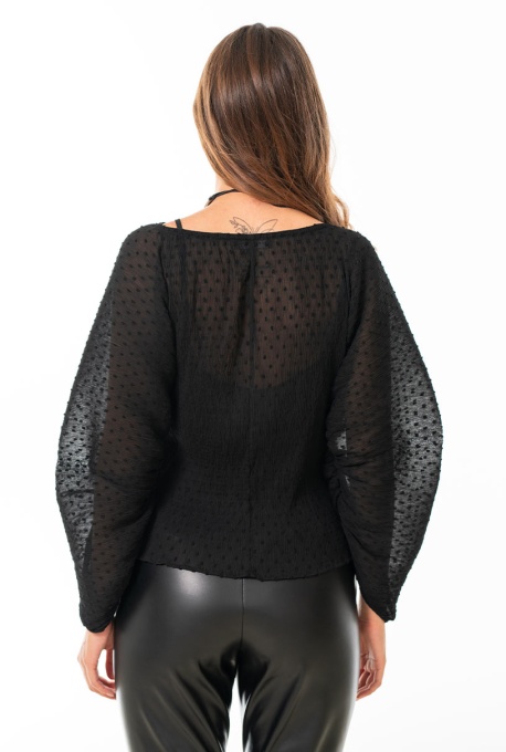 bluza neagra hermosa