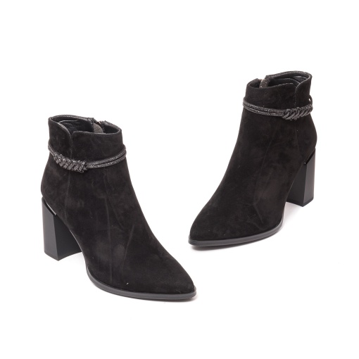 Botine cu toc gros, K3K330017 01-L - Img 2