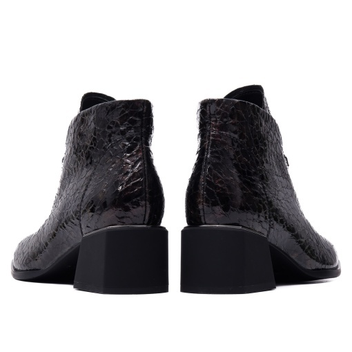 Botine dama din piele lacuita croco, Epica, 1JI70016B 23-O, bordo - Img 6
