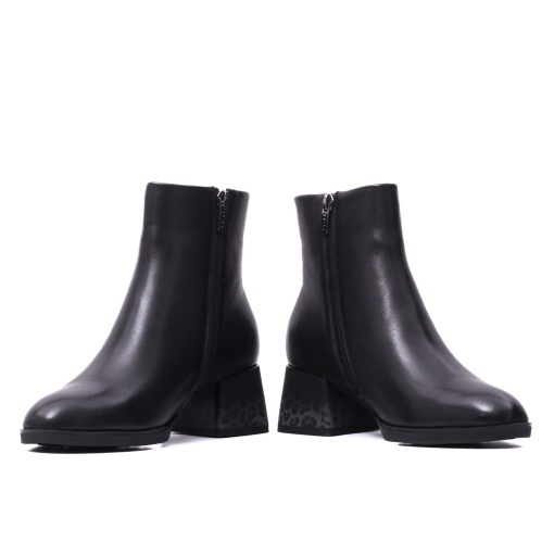 Botine dama din piele naturala, Epica, 1JI70034B 01-N, negru - Img 5