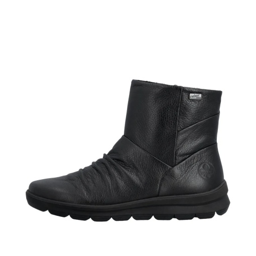 Botine dama din piele naturala, Rieker Z0066-00, negru - Img 4