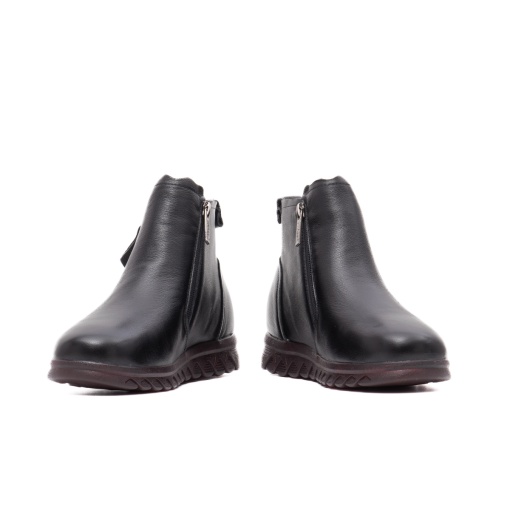Botine dama, piele naturala, J8J800009A 01-N, negru - Img 5