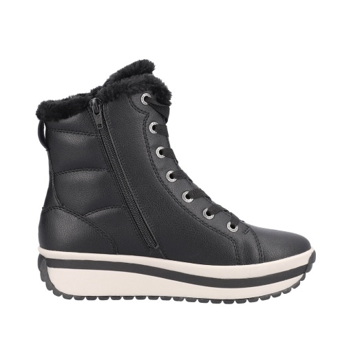 Botine dama, piele naturala, W0963-01, negru - Img 2