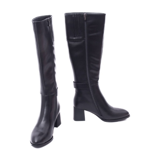Cizme dama din piele naturala, Epica 1W170025B 01-N, negru - Img 3