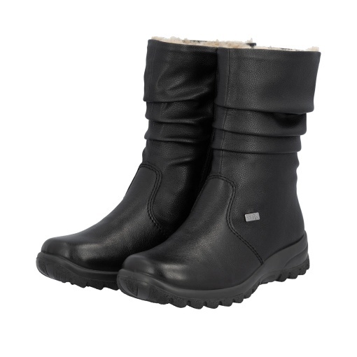 Cizme Dama Rieker Z7171-02 Negre | Piele eco &amp; Interior imblanit | Confort Antistress - Img 7