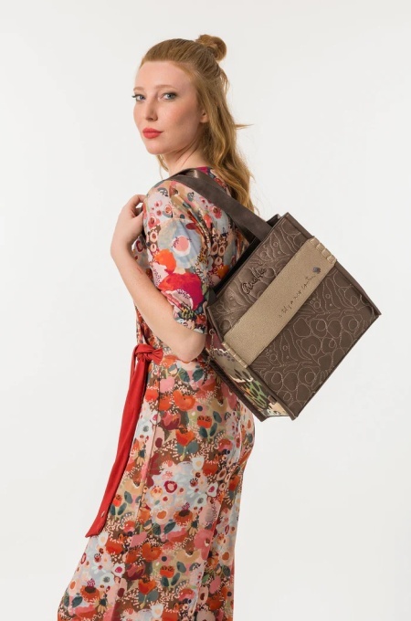 Geanta eleganta FULL PRINT din piele ecologica, Anekke 43652-428 Multicolor - Img 7