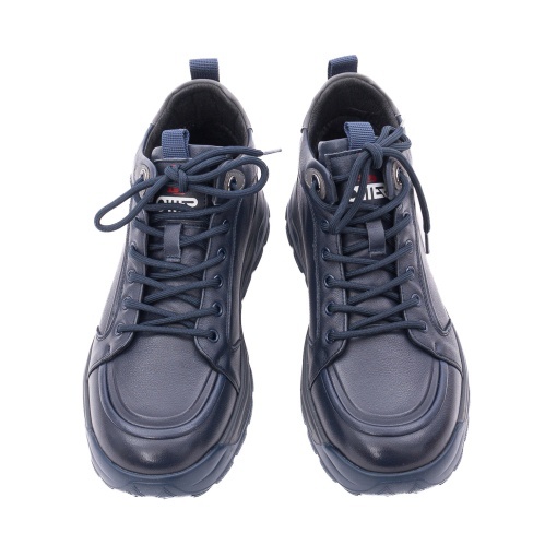 Ghete barbati din piele naturala, Otter 1CJ90019B 42-N, bleumarin - Img 4
