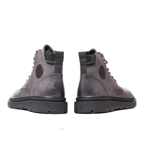 Ghete barbati piele, E6E630001B 14-N, gri - Img 3