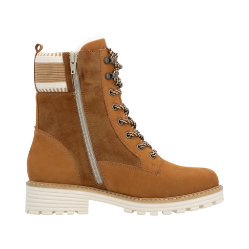 Ghete dama casual, piele naturala nubuc, D0W77-22 - Img 10