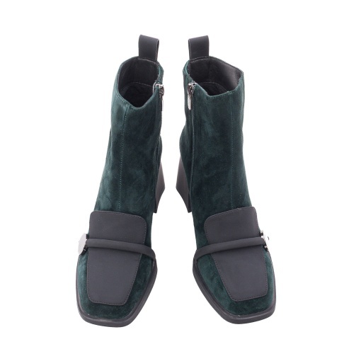 Ghete dama din piele intoarsa, Epica 3V1216-S605-G5 C2-I, verde - Img 4
