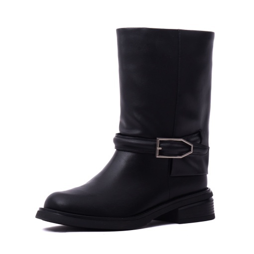 Ghete dama din piele naturala, Karisma, V724A494H-61B-N809 01-N, negru - Img 3