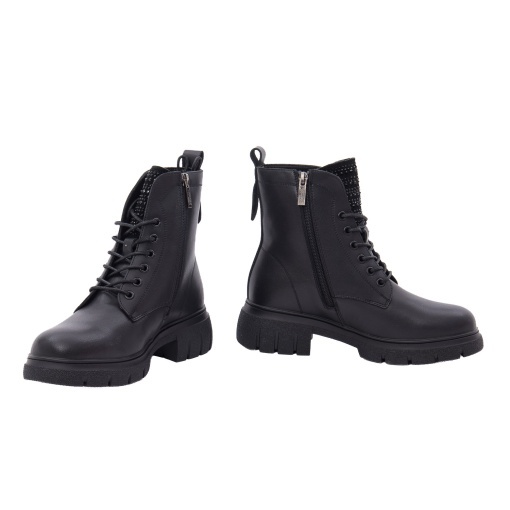 Ghete dama din piele naturala, PASS Collection 1WB90003A 01-N, negru - Img 3